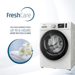 Whirlpool Smart Choice 9 Kg Steam Wash Technology 5 Star Inverter Front Load Fully Automatic Washing Machine with In-Built Heater (SUPREME CARE 9014-E, Midnight Grey, 100+ Tough Stains, 1400 RPM)