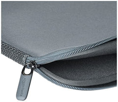 Amazon Basics laptops Sleeve Case Cover Pouch for 13"/33 cm for Men and Women | Slim Profile Neoprene, Soft Puffy Fabric Lining, 360 Protection, Smooth and Premium Zipper (Black)