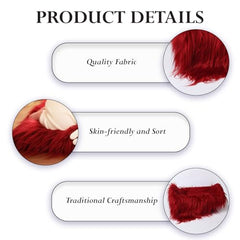 MOMISY Children’s Photography Props Blanket | Soft Cotton Blend Baby Photo Shoot Mat | Newborn Photography Prop(Red)