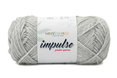 WOAFASHIONS - World of Arts Impulse Hand Knitting & Crochet Yarn, Premium Acrylic, 4 : Medium (Anchor Grey) (100gms / 3.5oz / 200mtr / 218yds)