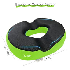 Sleepsia Donut Pillow for Tailbone Pain |1 Year Warranty| Coccyx Seat Cushion for Chair-Hemorrhoid& Piles Pillow-Car Seat Donut Cushion Hemorrhoids Fistula Prostate Post Relief (Memory Foam)
