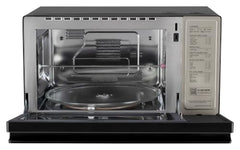 LG 32 L, Convertible Microwave Oven with Air Fry, Charcoal Lighting Heater, Wi-Fi Enabled (MJEN326UHWF, Black, Motorised Rotisserie, 60 Air Fry Recipe, 40 Scan to Cook Recipes & 431 Auto Cook Menu)