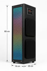 BENCLEY B-2926 Double Woofer Tower Speakers/Bluetooth Speaker/Multimedia Speaker/Home Theater with FM Pen Drive Mobile Aux Support (60 cm Height)