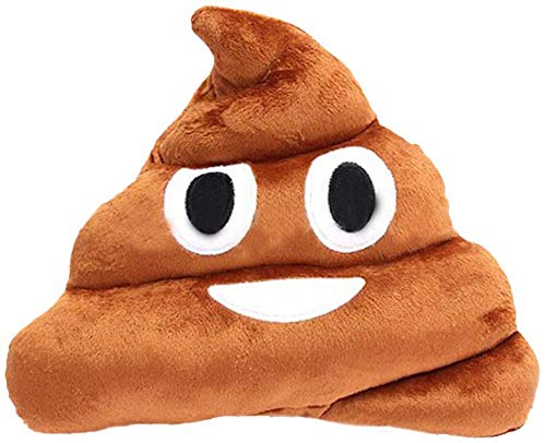 Syga Emoji Soft Toy (32cm, Brown)