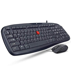 iBall ClickSet S450 Wireless Keyboard & Mouse Combo, 104-Key Full Size Keyboard, 12 Media Keys, Retractable Stand, ₹ Key, UV Coated Keys, Mobile Slot, 1200 DPI Mouse, 3 Buttons, High Precision