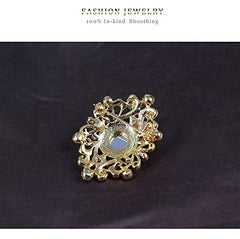 SYGA Brooch Pin Fashion Crystal Rhinestone Jewellery Pin Vintage Clothing Accessories Decoration Corsage Ruby Creative Style Brooches for Wedding Women- S59