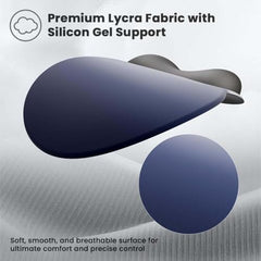 TECPHILE Mouse Pad Wrist Support with Massage Design, Ergonomic Dog Paw Mouse Mat, Pain Relief Memory Foam, Anti-Slip PU Base, Cushion Mousepad Wrist Rest for Gaming, Home, Office, Laptop, Computer