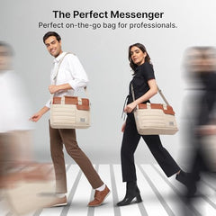 uppercase Omega 03 Pro Messenger Bag Fits Up to 15.6" Laptop 14L Black