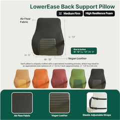 The White Willow Donut Pillow – Medium Firm HR Memory Foam Coccyx Seat Cushion for Tailbone, Hemorrhoid & Piles Pain Relief – Car & Office Chair – Above 60KG – Classic Black