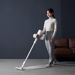 Deerma VC25 Plus Cordless Vacuum Cleaner 2 in 1 150W with 10kpa Powerful Suction USB Rechargeable Handheld Lightweight 180 Degree Rotational 0.7L Capacity Cleaning Tool for Home (2200mAh, White)
