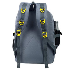ROZEN 46 cms School Bag Class 5-12 Large 4 partition Laptop Collage Office Travel Backpack Unisex (GREY)