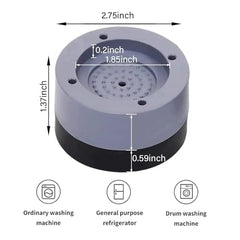 FOXIGON Washing Machine Stand 6kg 7kg 8kg 9kg Top & Front Load, Heavy Duty Washing Machine Base with Anti Vibration Pads, Adjustable Fridge Refrigerator Stand, Cooler Stand