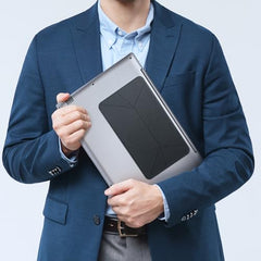 SKYVIK Elev8 Adhesive Adjustable Laptop Stand Ergonomic 2 Angles with Anti Slip Grip Sleek Arc Design