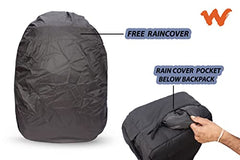 Wildcraft Polyester Stylish 25.6 Liters Multi-Colour 4 Compartment Laptop Backpack (Black)