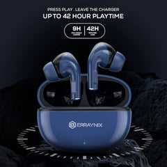 Wireless Bluetooth Earbuds with ENC Noise Cancellation, 40H Playtime, Fast Charging Case, IPX5 Waterproof, Touch Control, Deep Bass Stereo Earphones for Android & iOS