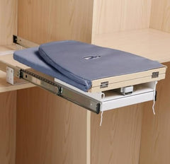 Wardrobe Pull Out Foldable Ironing Board | Built in Swivel | Rotatable Ironing Board with Channel | Press Table for Clothes | Space-Saving Ironing Boards for Home