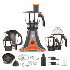 Vidiem Vstar Adc Blu Mixer Grinder 717 A|750 Watts|5 Jar In-1 Juicer|5 Leakproof Jars With Self-Lock, Wet And Dry, Chutneys & Curries|ABS Body|5 Year Warranty On Motor & 2 Year Product Warranty, Blue