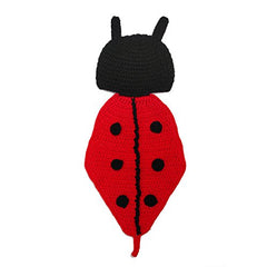 MOMISY Bee Long Tail Cap New Born Baby Photography Props - Red Black