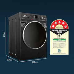 IFB 11 Kg 5 Star, DeepClean®, AI Powered, WiFi, Fully Automatic Front Load Washing Machine (EXECUTIVE PLUS BXN 1114KH, PowerSteam®, 9 Swirl, Steam Refresh, Inbuilt Heater, Eco Inverter, Black VCM)