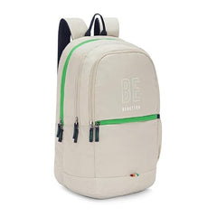 UNITED COLORS OF BENETTON Ming Polyester 25L Non 4 Compartment Laptop Backpack For Unisex - Beige