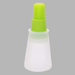 SYGA 1 Silicone Cooking Oil Bottle with Basting Brush (Assorted Colour)