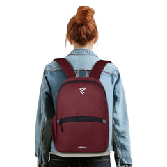 Spenz Saffron Mini Laptop Casual Backpack for Office School & College | Bag for Men & Women(Grey)
