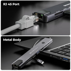 ZEBRONICS 180HB USB HUB, 3 Ports, USB 3.0, Transfer Speeds Upto 5 Gbps, Lightweight Design, Multi OS Compatible, Plug and Play