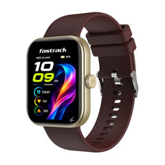 Fastrack Revoltt S1 with 1.83” TFT 2.5D Sqaure Display with Singlesync BT Calling, Heart Rate, SpO2 & Sleep Tracking,IP68,Nitro Fast Charging,Upto 5 Days Battery- Smart Watch for Man and Woman-Wine