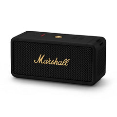 Marshall Middleton Portable Bluetooth Speaker with 20+ Hours of Portable Playtime, 360° Sound, Dust & Waterproof (IP67) - Black & Brass.