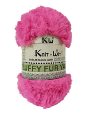 Crochet Soft Fluffy Fur Yarn Pink Chunky Polyester Plush Fur Eyelash