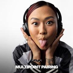 Skullcandy Riff 2 On-Ear Wireless Headphones, 34 Hr Battery, Microphone, Works with iPhone Android and Bluetooth Devices - Black