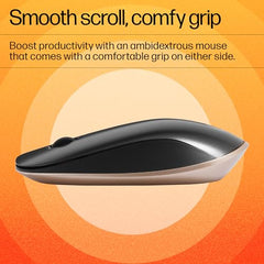 HP 240 Bluetooth Wireless Mouse with 3 Buttons/1600 DPI Red Optical Tracking/Sleek and Ambidextrous/Compatible to Windows 10, macOS, Chrome OS, 3 Years Warranty (Black)