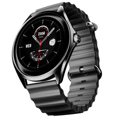 boAt Ultima Aeris 1.43" AMOLED Display, 1000 nits Brightness, Ultra Slim 8mm Metal Build, IP68, Auto HR & SpO2 Monitoring, Sleep & Stress Tracking, Stylish Smartwatch for Men & Women(Tan Brown)