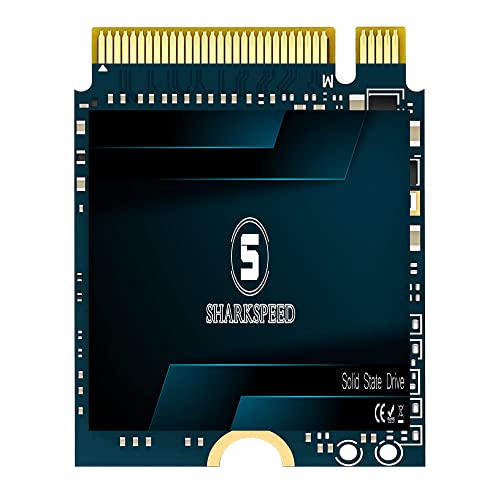 SSHARKSPEED M.2 2230 SSD 256GB NVMe PCIe Gen3.0X4 Internal Solid State Drive, Compatible With Steam Deck, Microsoft Surface Pro 7/8+/X, Laptop 3/4/Go, Ultrabook