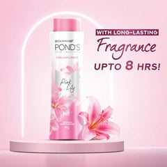 POND'S Dreamflower Floral Perfume Powder with Glow-Boosting Vitamin B3| Crafted with Superfine Minerals for Smooth Texture| Mesmerizing Long-Lasting Floral Fragrance of Pink Lily,200g