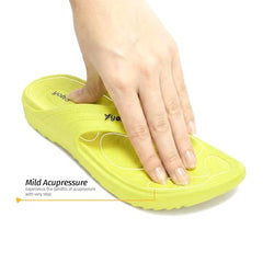 Yoho Drizzle Soft Slippers for Women, Mild Acupressure, Lightweight, Anti Skid & Slip, Diabetic Footwear for Woman, Home Wear Bathroom Chappal for ladies | Waterproof Monsoon & Rainy Footwear | Pastel Lavender - UK 5