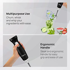 Wipro Elato FCB 104 Countertop Blender | 400 Watts Powerful Copper Motor | 2 Unbreakable Jars | Intelligent Sensor Technology | Smoothie Making Blender | 2-Year Warranty| Silver With Black