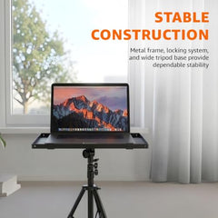 Amazon Basics Wagon Projector Laptop Stand Tripod Table Top and Floor Height Adjustable 2 to 4 Feet Foldable