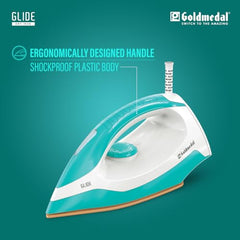 Goldmedal Glide 1100W Dry Iron | Non-stick Weilburger Premium