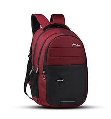 NORTH ZONE Lightweight school bags Backpacks for Boys Girls Stylish men and women Casual Travel Laptop Bag College office (BLACK)