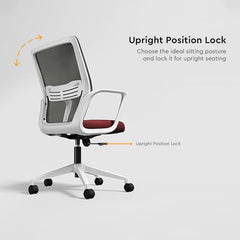 Interio by Godrej Vurv Mesh Mid Back Study Chair