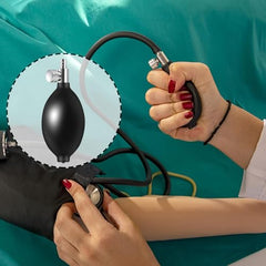 Newnik BP Monitor Accessories - Sphygmomanometer/ Aneroid/ Manual Blood Pressure Machine(Compatible with Rossmax / Diamond / Elko/ Doctor Trust & all double tube Sphygmomanometer) Spare Parts, Accessories (BP Bulb with valve)