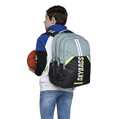 Skybags Pace 30L Laptop Backpack (Upto 15.6"), 3 Compartments, Black
