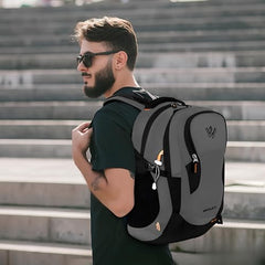 Wesley Spartan Unisex Travel Hiking Laptop Bag fits Upto 17.3 inch with Raincover and Internal Organiser Backpack Rucksack College Backpack