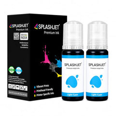 Splashjet 011/012 Compatible Refill Ink for Epson L8180 / L8160 Printer – Compatible Ink Bottle for Epson 011/012 Ink Code (70gm x C/M/Y/BK/PB/GY) Ink Bottle – 502373