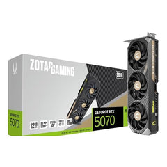 ZOTAC Gaming GeForce RTX 5070 Twin Edge OC Graphics Card - Black | 12 GB | GDDR7 | Dual Fan | SFF Ready | IceStorm 2.0 Advanced Cooling | ZT-B50700H-10P | Only Graphics Card with 5 Year Warranty