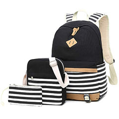 MOMISY Backpack Purse Combo Women Multipurpose Rucksack Design Handbag Shoulder Bag and Coin Purse/Pouch 3 in 1 Travel Daypack Bag Ladies Girls College School Bag - Black