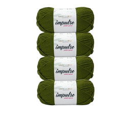 WOAFASHIONS - World of Arts Impulse Hand Knitting & Crochet Yarn, Premium Acrylic, 4 : Medium (Anchor Grey) (100gms / 3.5oz / 200mtr / 218yds)