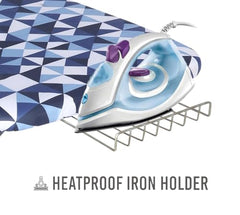 Drumstone 𝟓+𝟓 𝐘𝐄𝐀𝐑 𝐆𝐔𝐀𝐑𝐀𝐍𝐓𝐄 Premium Wooden Ironing Board/Table with Iron Holder, Foldable & Adjustable | Deluxe Plus - 𝐆𝐢𝐟𝐭 𝐟𝐨𝐫 𝐘𝐞𝐚𝐫-𝐄𝐧𝐝 & 𝐀𝐥𝐥 𝐎𝐜𝐜𝐚𝐬𝐢𝐨𝐧𝐬