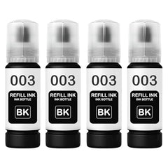 Duplex DTC 003 Refill Ink Compatible for Epson L3110, L3150, L3250, L3252 L3115, L3116, L3101, L3210, L3215, L3216, L3151, L3152, L3156, L5190 Printer (003 Ink Set)